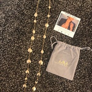 Melinda Maria Sabrina Pod Gold Necklace